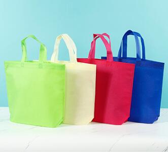 Economy Non-Woven Tote Bevel Bag (L)
