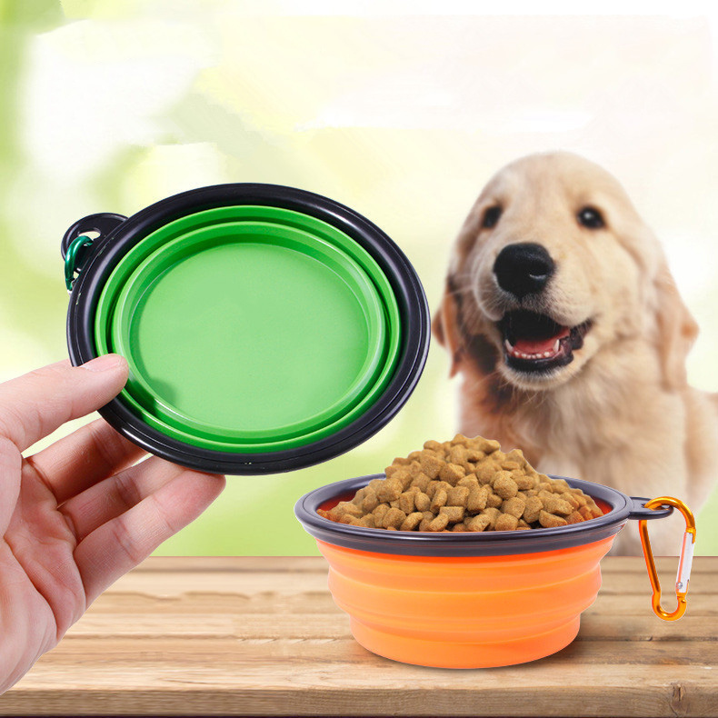 Portable Silicone Pet Bowl (S)