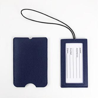 Concealed Leather Luggage Tag view 8
