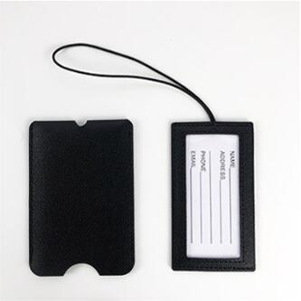 Concealed Leather Luggage Tag view 10