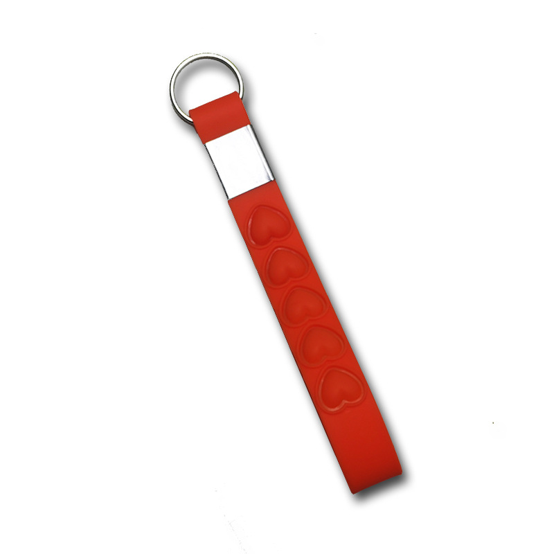 Push Pop Stress Reliever Keychain view 2