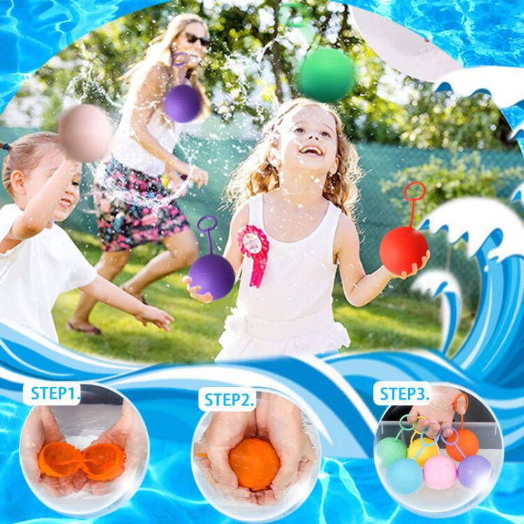 Silicone Ring-Pull Water Balloon Toy view 3