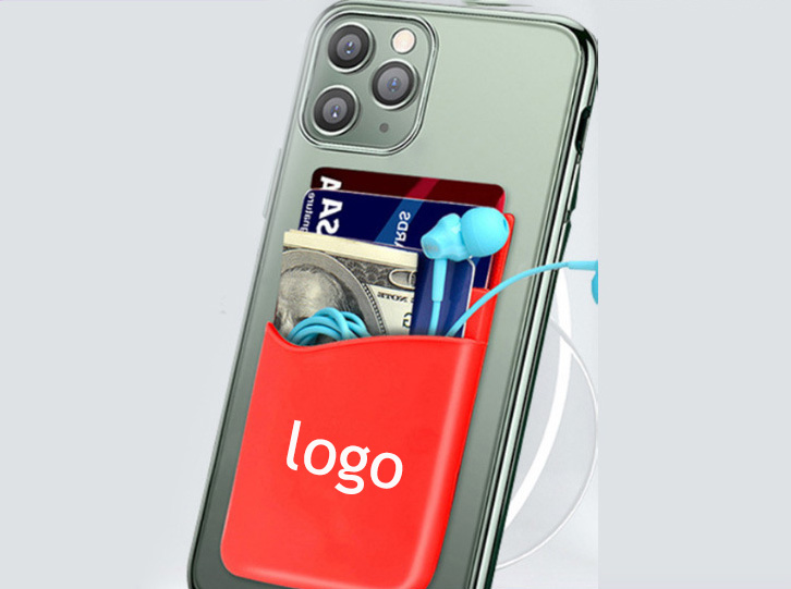 Double-Deck Adhesive Cell Phone Wallet