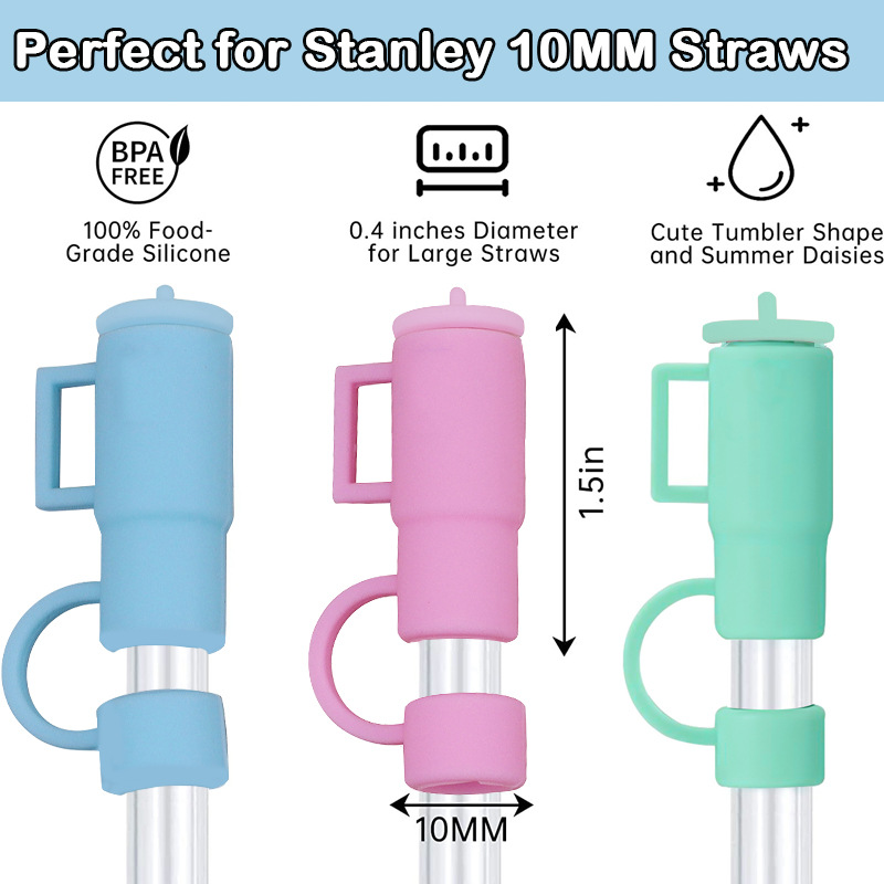 Silicone Dust Proof Straw Lid view 2