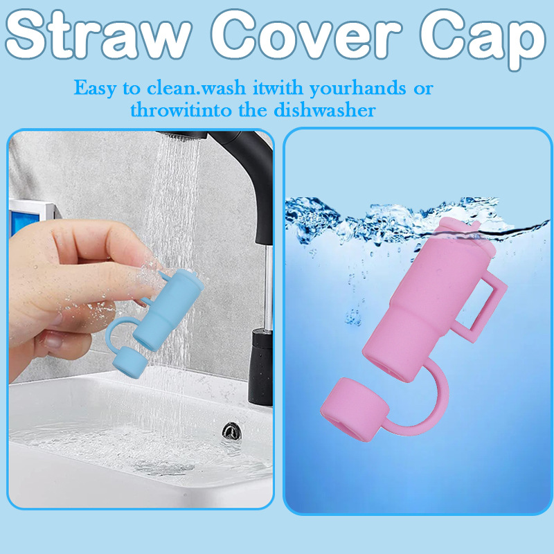 Silicone Dust Proof Straw Lid view 3