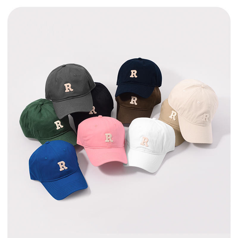 Custom letter baseball cap view 2