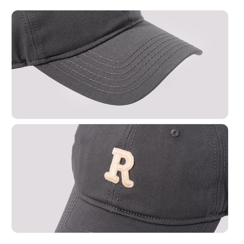 Custom letter baseball cap view 3