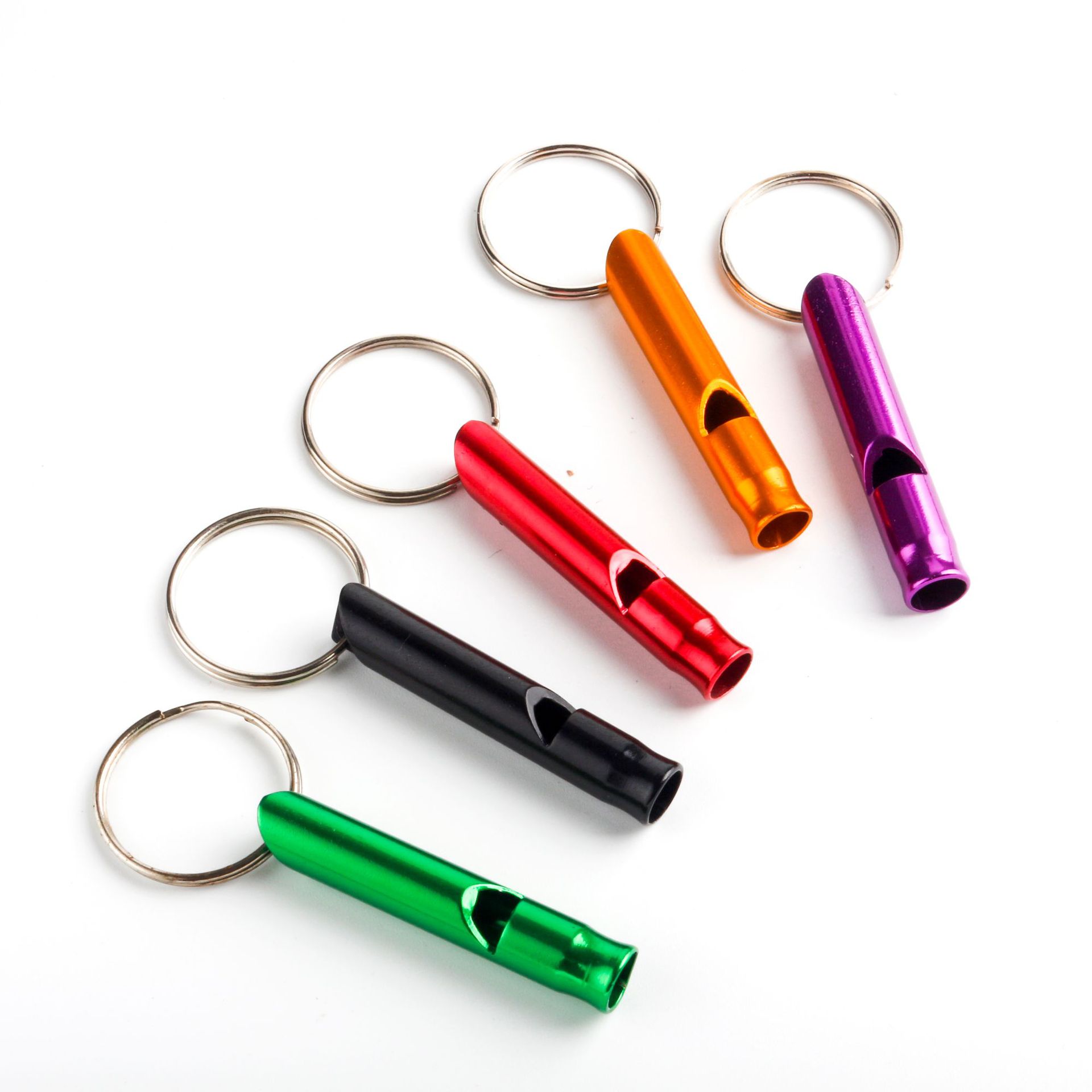 Aluminum Alloy Whistle Keychain view 2