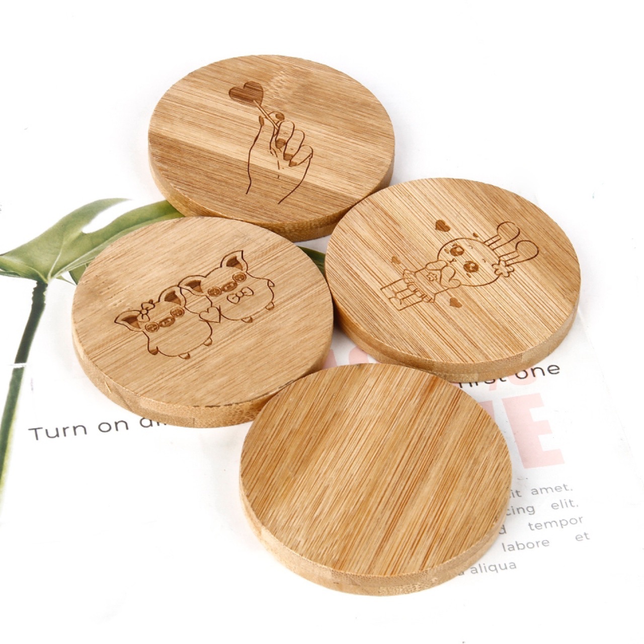 Bamboo Cosmetic Mirror view 3