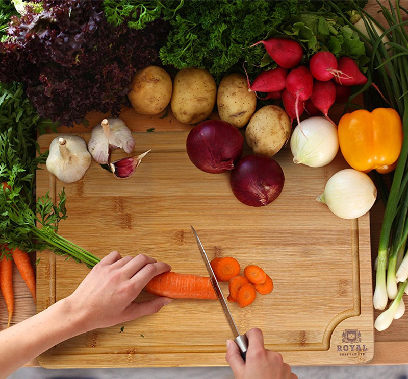 Bamboo Two-Tone Cutting Board view 2