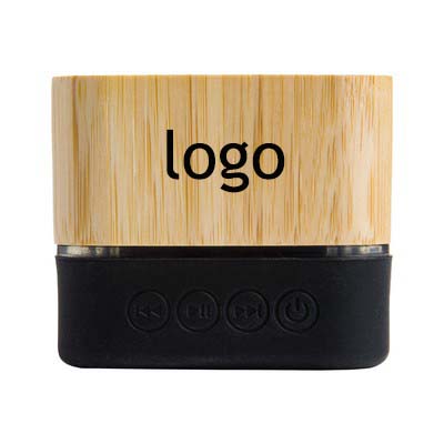 Bamboo Bluetooth Speaker with Standard Packaging view 2