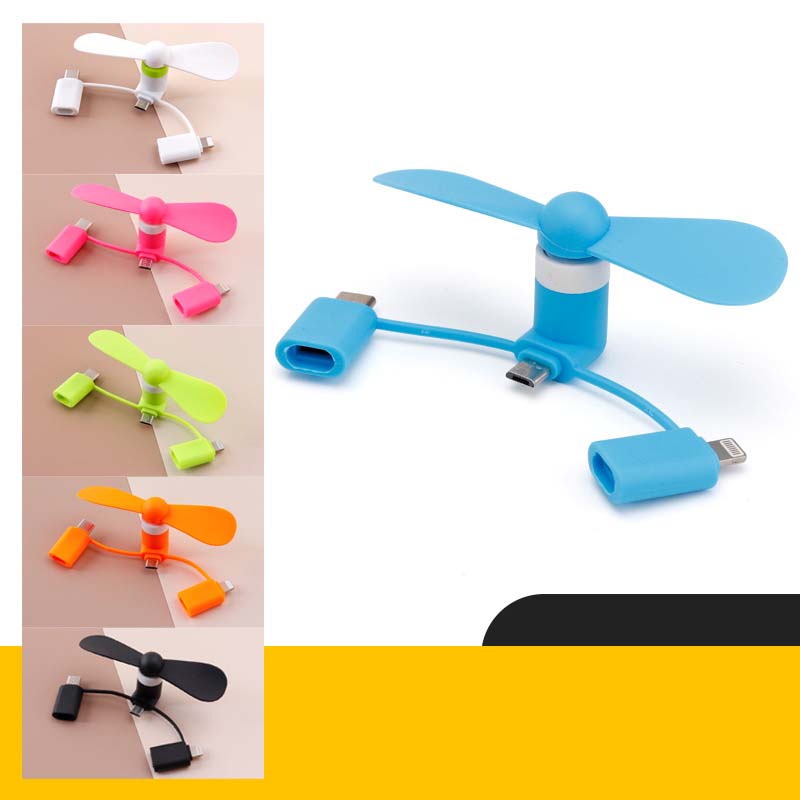 3-in-1 Mini Phone Fan view 2