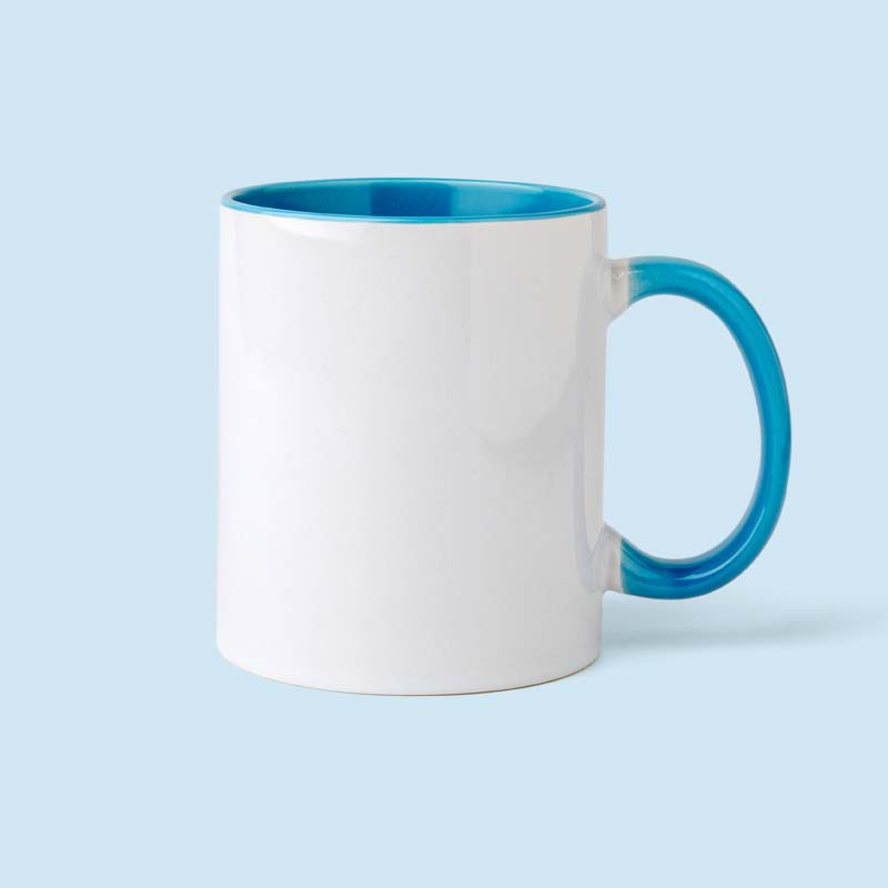 11 Oz. Two Tone Latte Mugs view 3