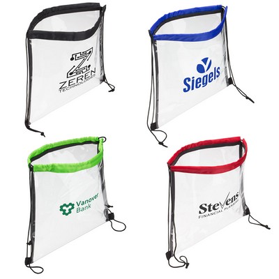 Clear Drawstring Backpack