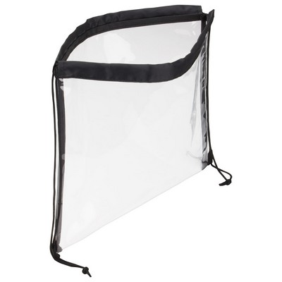 Clear Drawstring Backpack view 3