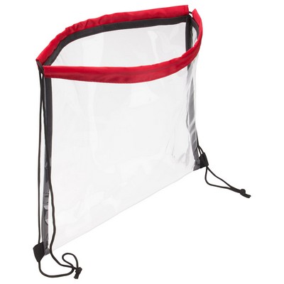 Clear Drawstring Backpack view 6