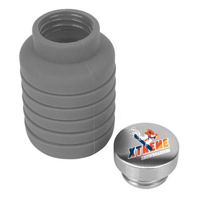 17 oz Collapsible Silicon Water Bottle view 6