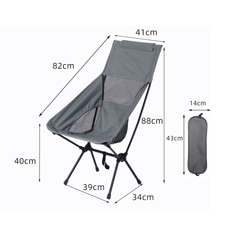 Extended Outdoor Portable Folding Chairs view 4
