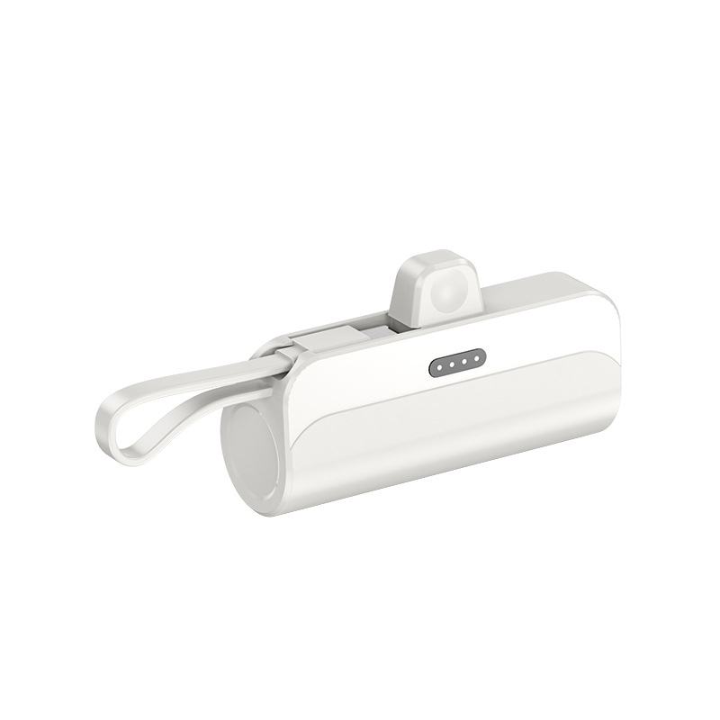 5000mAh Mini Portable Charger for iPhone with Built in Cable view 6