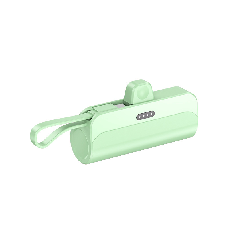 5000mAh Mini Portable Charger for iPhone with Built in Cable view 8