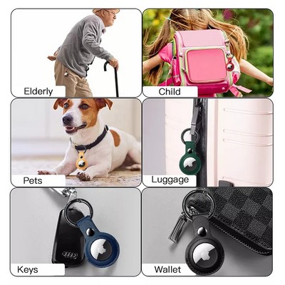 Custom Airtag Case Protective Leather Case view 3