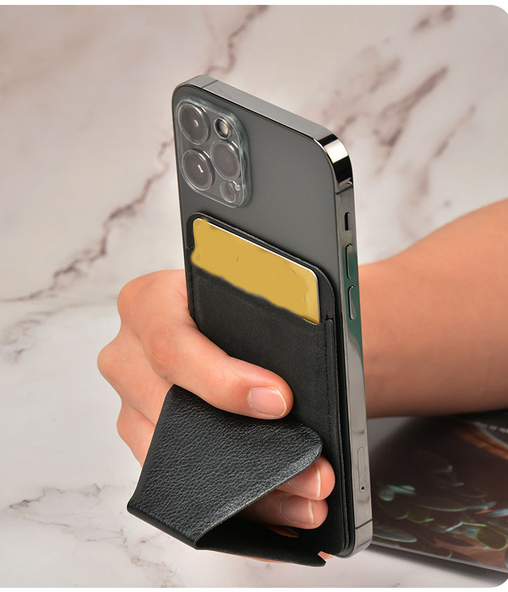 PU Card Holder/Phone Stand view 2