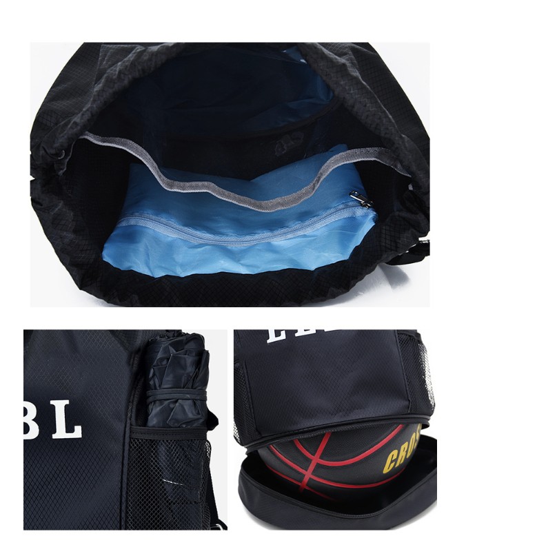 Nylon Drawstring Backpack view 4