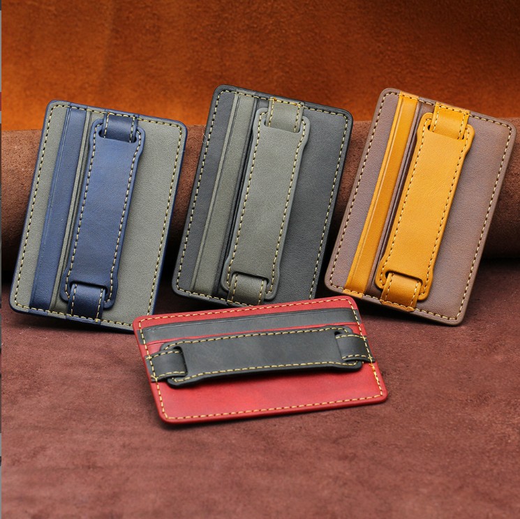 PU Card Holder Phone Stand view 3