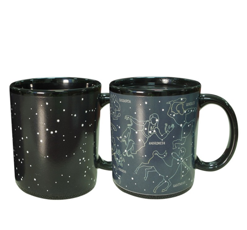 Heat Changing Constellation Mug - Add Coffee or Tea and 11 Constellations Appear