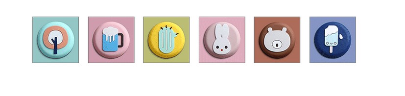 Cute Decorative Refrigerator Magnets view 2