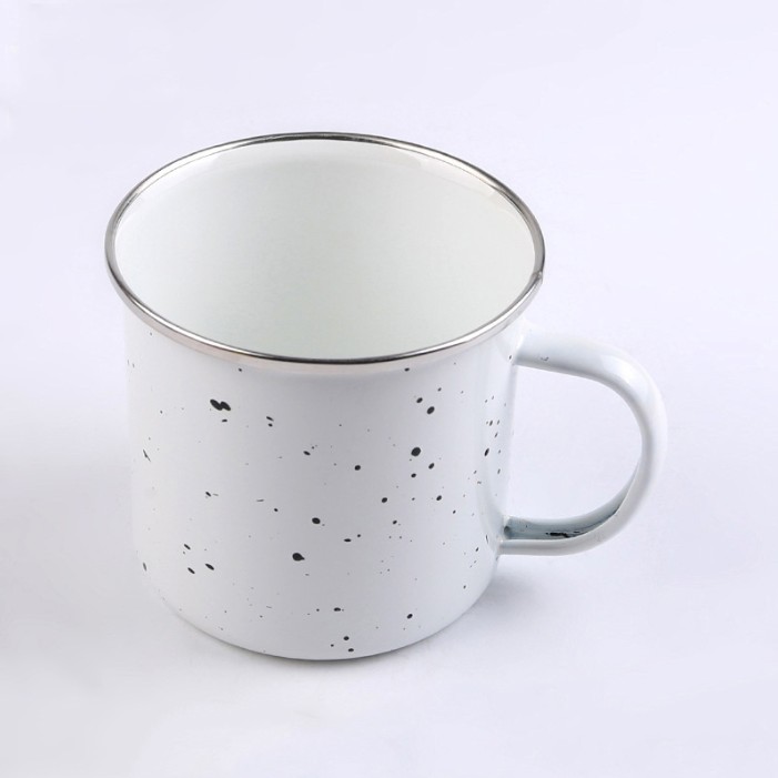12oz.Custom Economy Enamel Camping Cup view 2