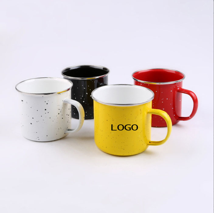 12oz.Custom Economy Enamel Camping Cup view 3