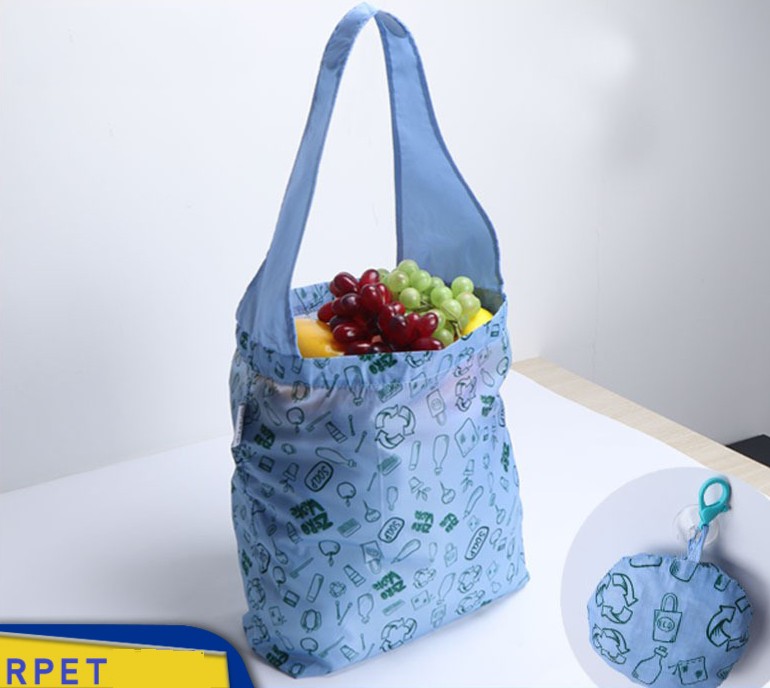 Foldable Tote Bag With 100% RPET Material
