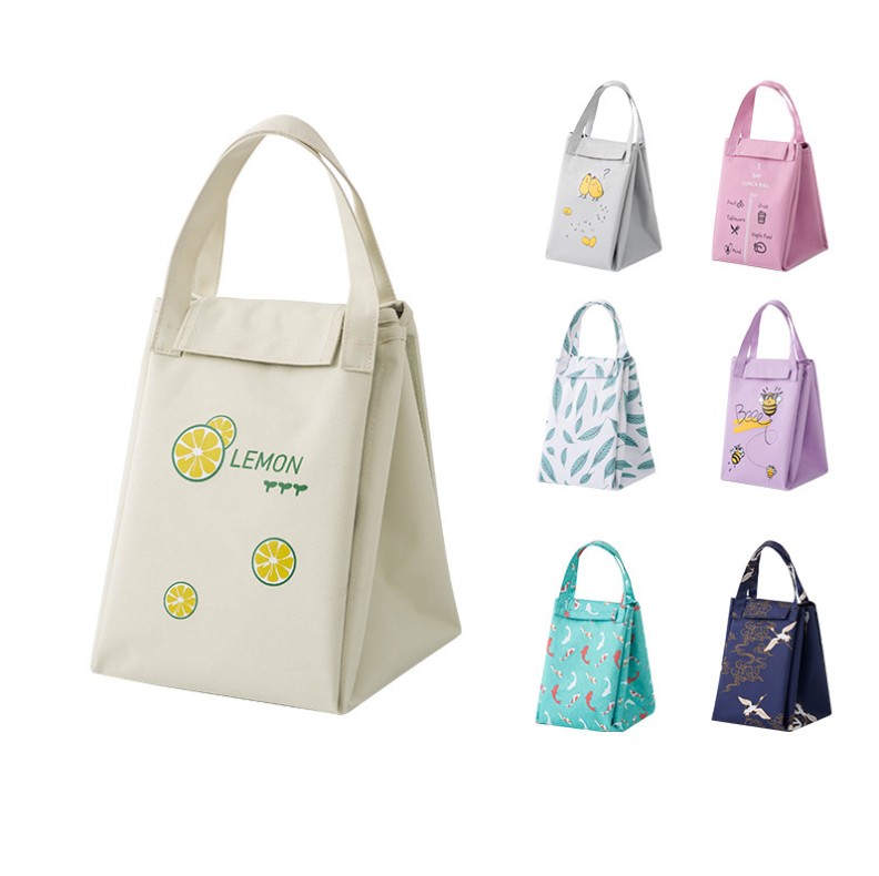 Foldable Insulated Lunch Tote Bag