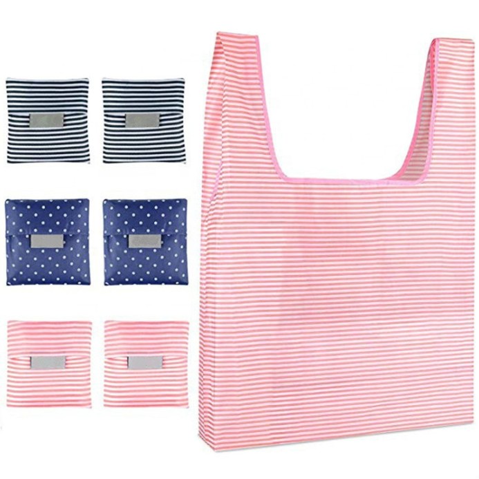 Bargain Price Foldable Reusable Grocery Vest Bag 13"L x 21.65"H view 2