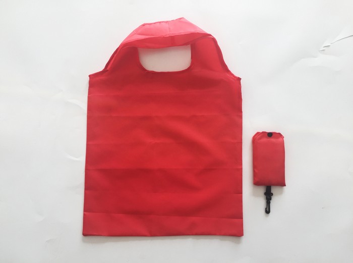 Foldable Reusable Economy Shopping Tote Bag 15"L x 16.14"H view 4