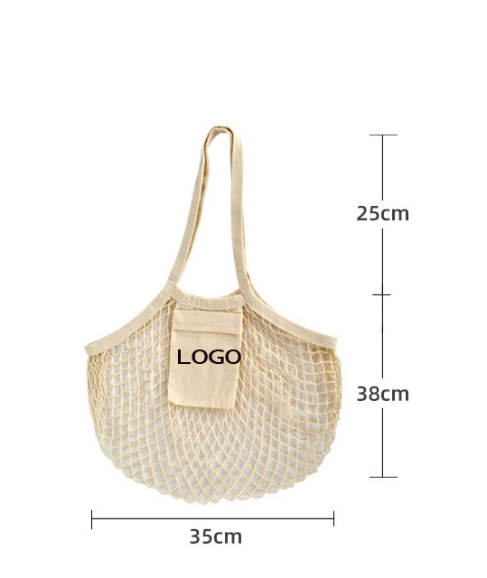 Economy Cotton Mesh Tote