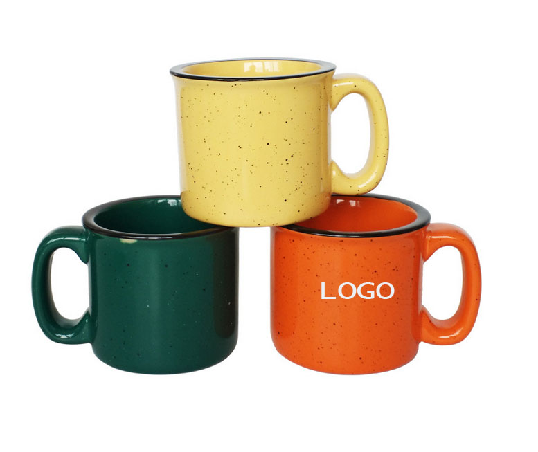12oz.Speckled Enameled Camping Cup