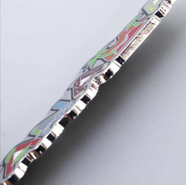 Custom Enamel Advertising Word Key Chain view 2