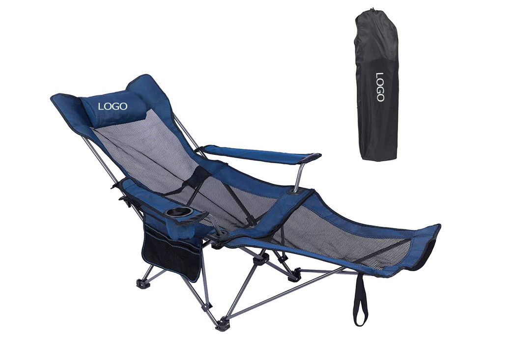 Camping Chair with Footrest Folding