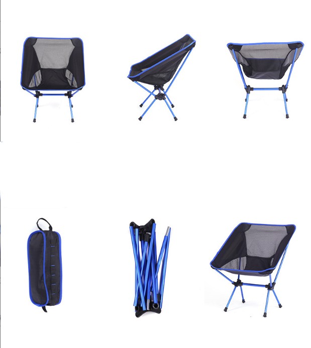 Outdoor Portable Folding Camping Chairs Beach Chair view 2