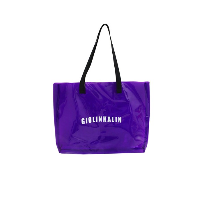 Translucent Color Fashion Shopping Gift Tote