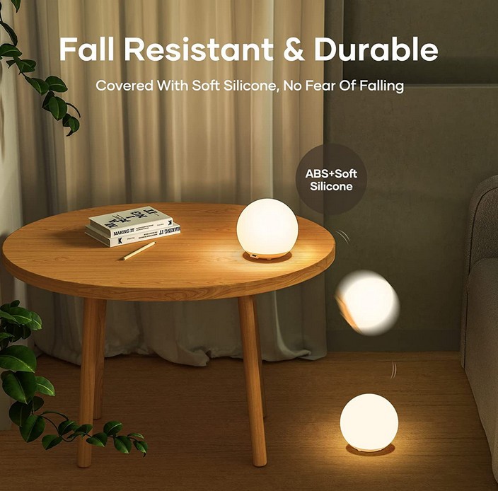 Round LED Silicone Night Light