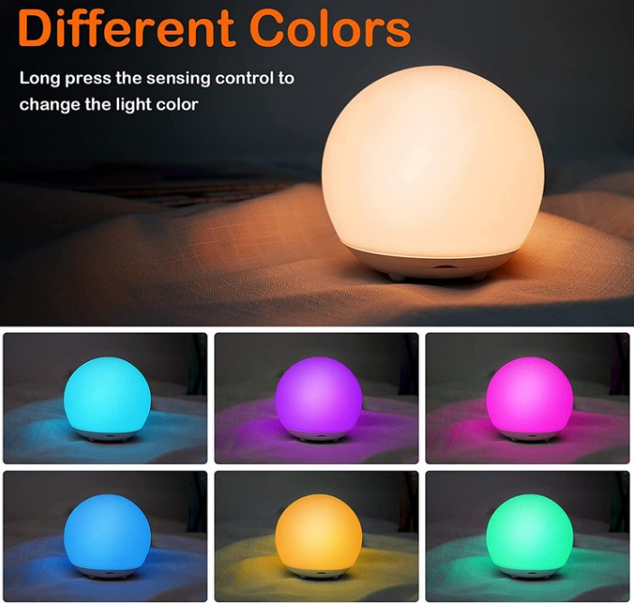 Round LED Silicone Night Light view 5