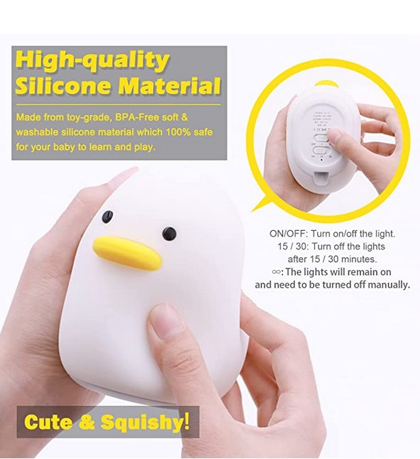Cute Duck Night Light view 2