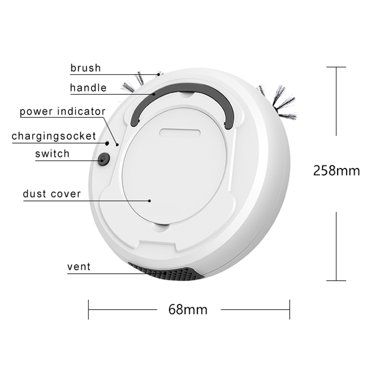 Economy Robot Vacuum Cleaner Intelligence view 2
