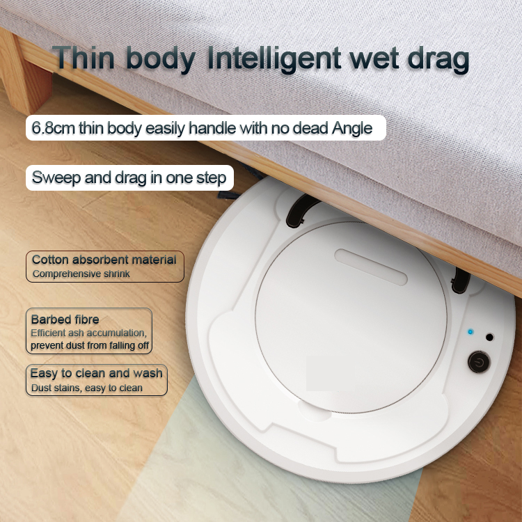 Economy Robot Vacuum Cleaner Intelligence view 4