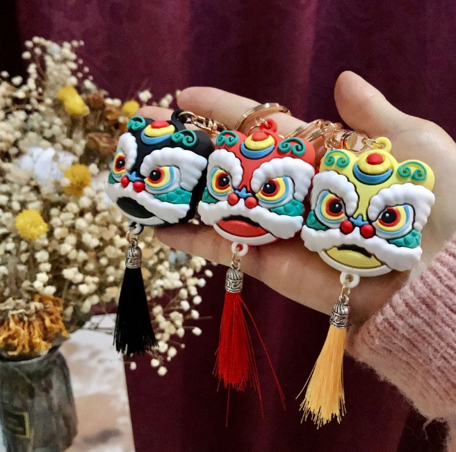 lion Dance Key Chain & Pendant