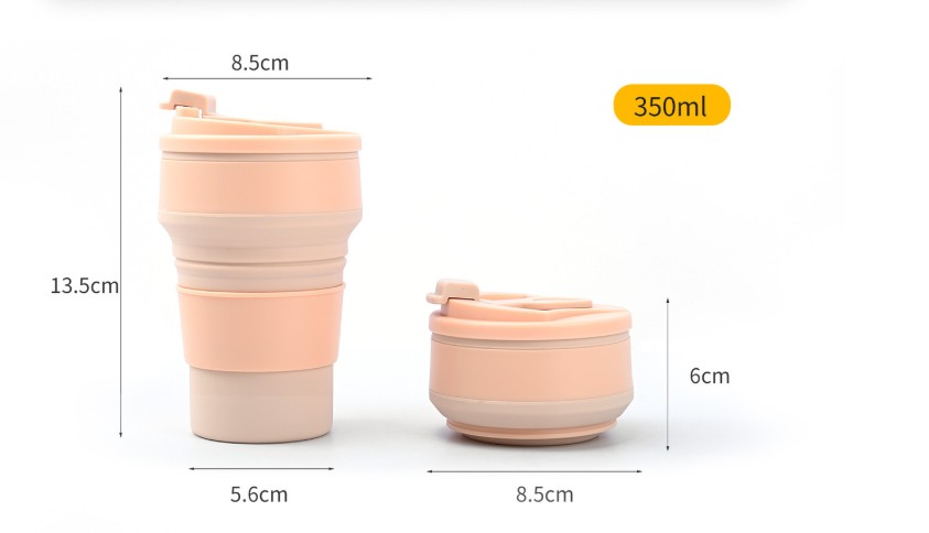 12OZ.Silicone Foldable Cup view 2