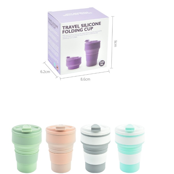 12OZ.Silicone Foldable Cup view 4